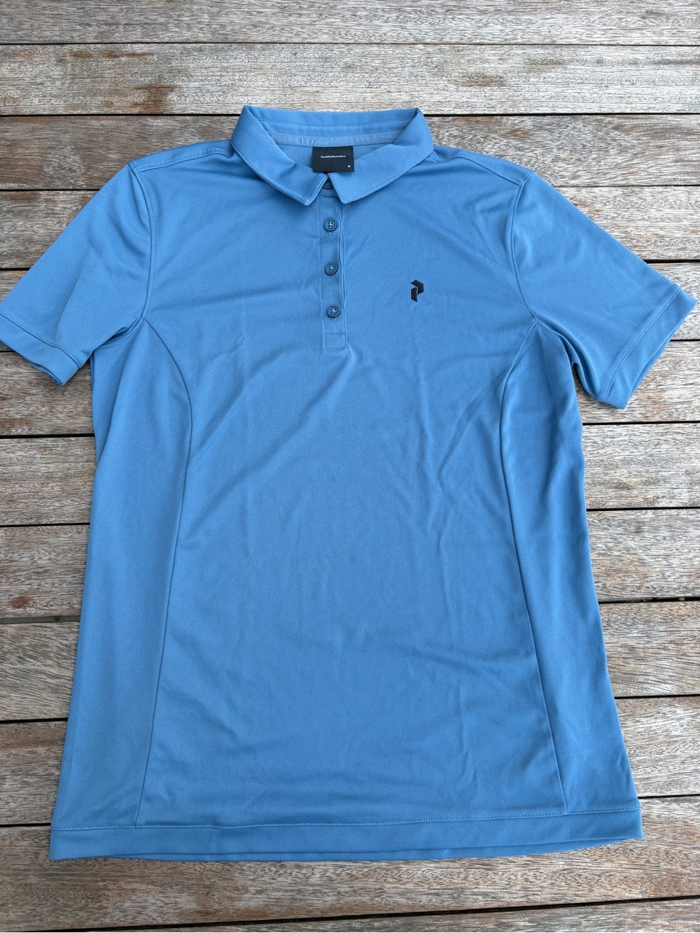 Men's Light Blue Peak Performance Polo Shirt